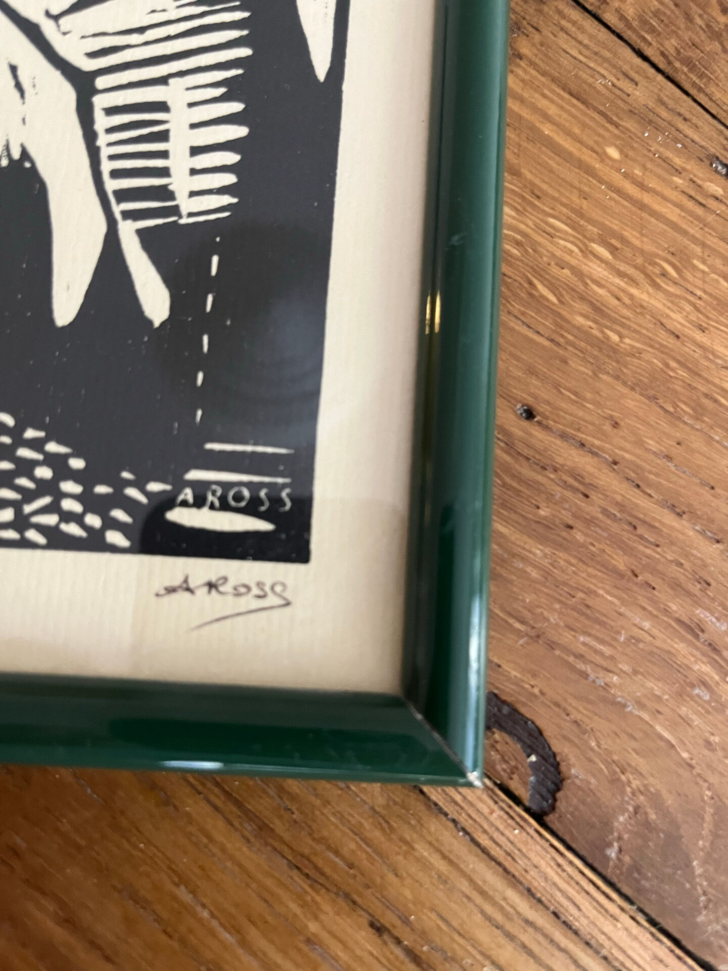 Estampe originale signée a. ross – édition limitée numérotée 192/300