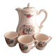 Cafetière et tasses de Sarreguemines modèle Obernai