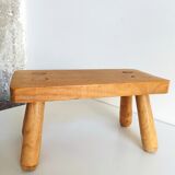 Stool footrest vintage plant holder