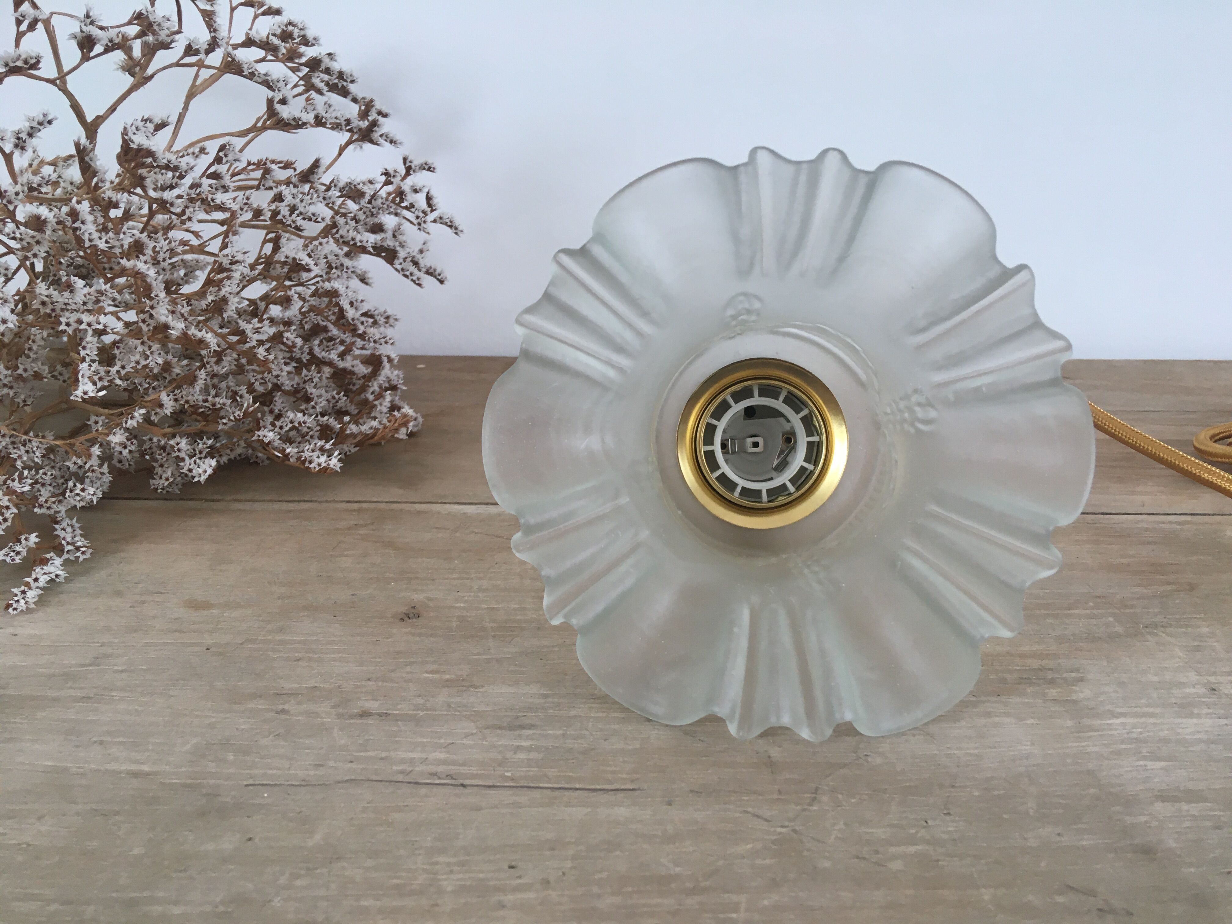 Art Deco tulip walklight