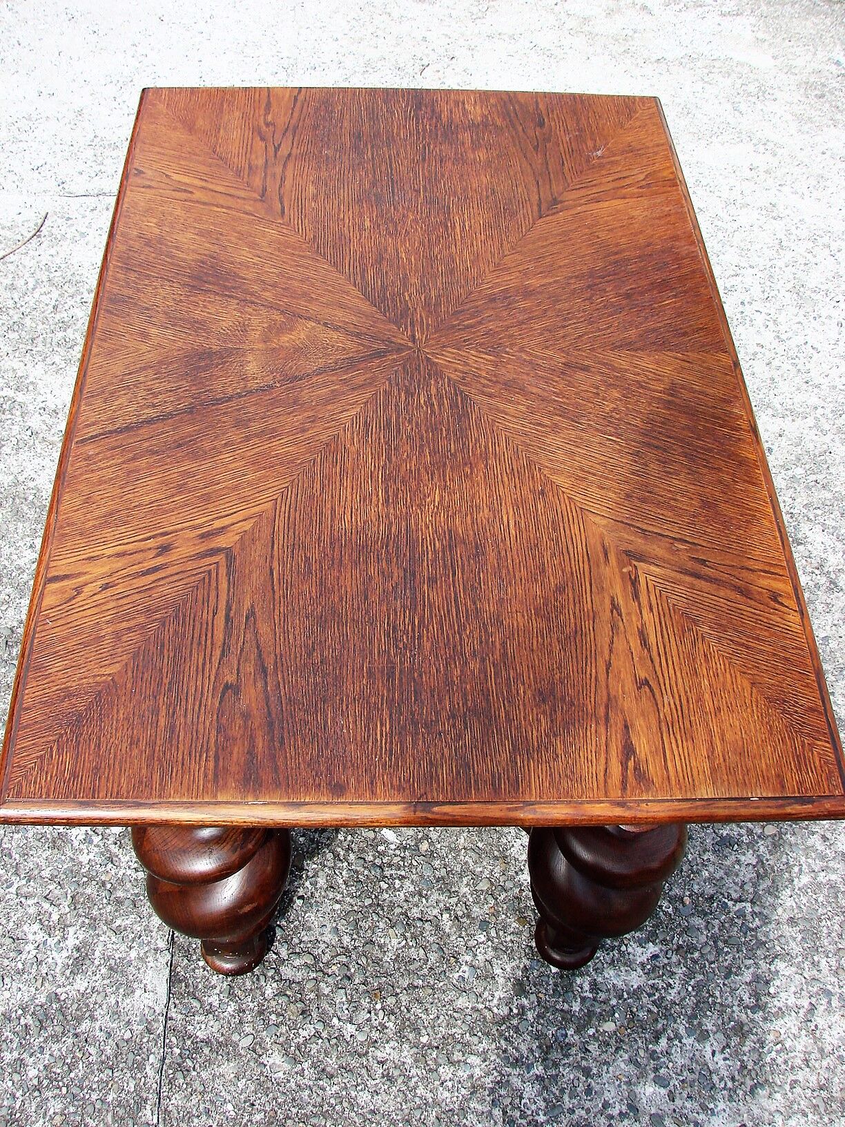 Oak table, 1950s
