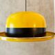 Hans Agne Jakobsson - Yellow Pendant Hat Lamp - Markaryd Sweden