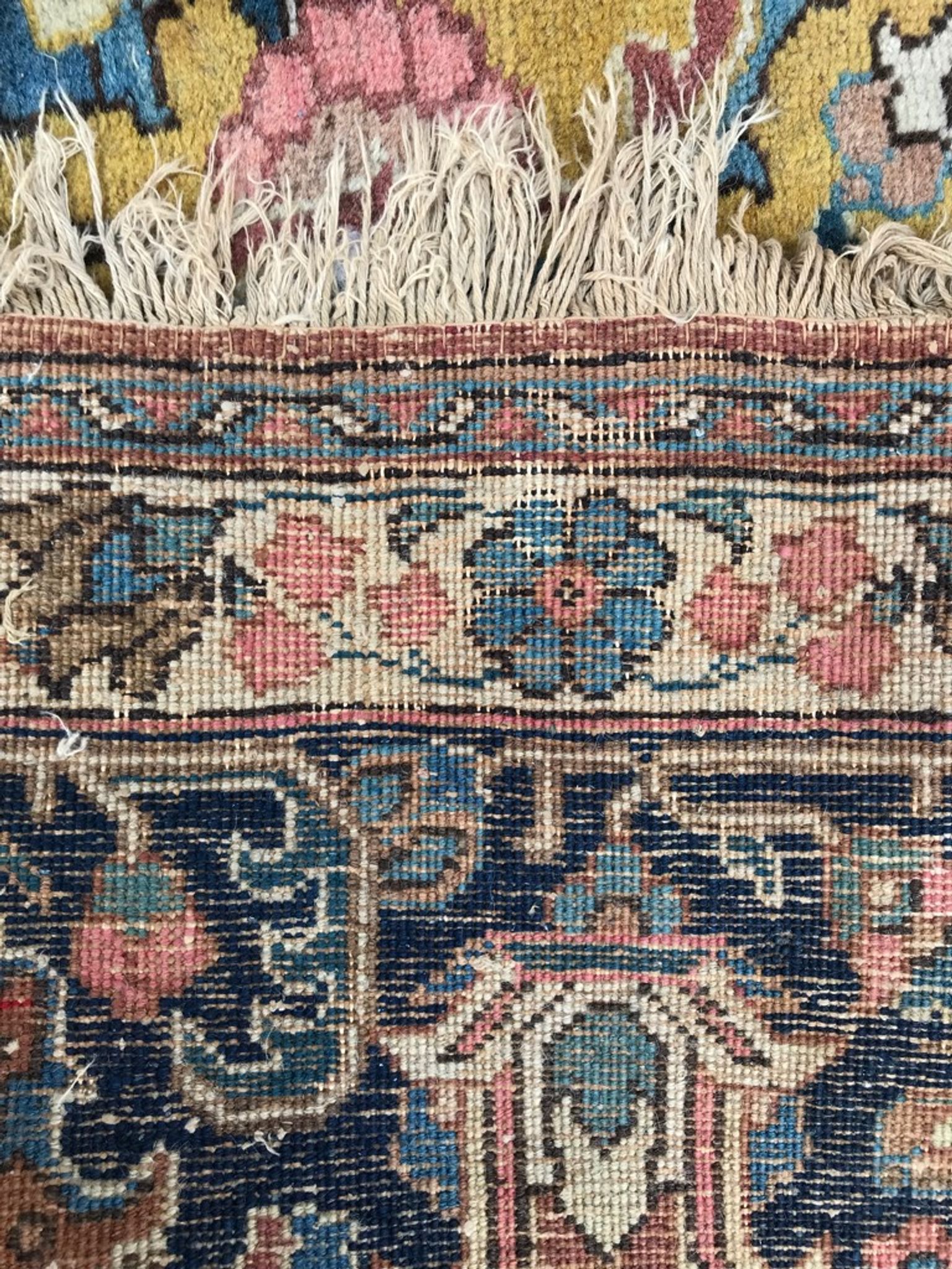 Persian old rug Persian Tabriz handmade 284x360cm