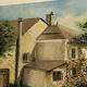 Huile sur toile paysage de campagne