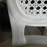 Lot de 4 chaises cannées relookées