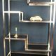20th century brass etagere