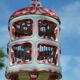 Antique Italian ceramic birdcage