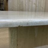 Travertine table from the 1970s from Roche Bobois