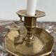 Vintage, hand candle holder, cellar rat, brass, gold, gold, handle, 50s, decoration, shabby chic