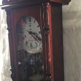 Horloge murale pendule a balancier carillon mécanique polaris