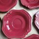 Lot de 6 soucoupes Faïence Provençale Poët-Laval