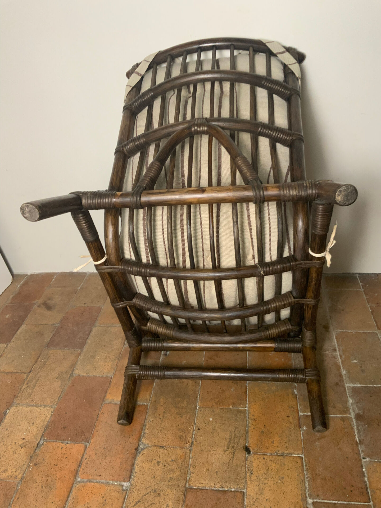Fauteuil en rotin 1970