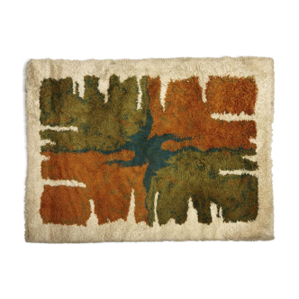 Carpet Scandinavian Rya by Ester Johansson 1960 s size 150x200cm