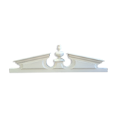 Fronton patina shabby chic gustavien XIX th 76 cm