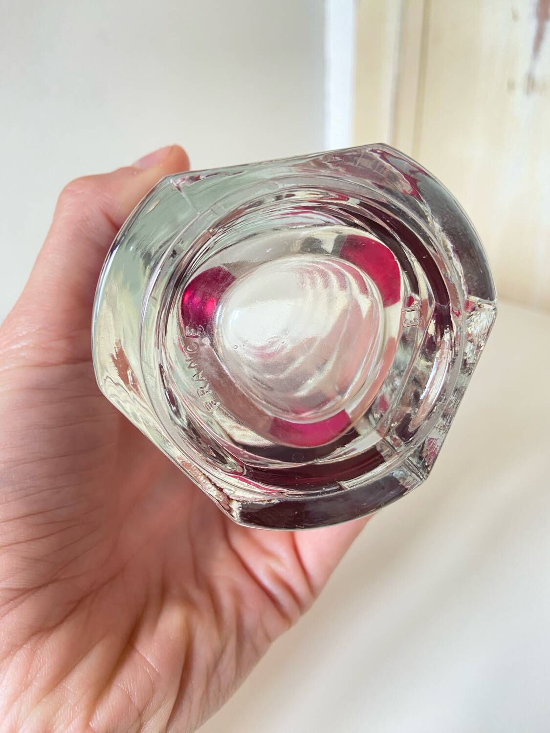Vase en Verre Moulé Pressé - Modèle Windsor par Luminarc, Années 70