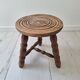 Tabouret tripode vintage
