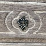 Louis XV chest of drawers in solid oak, late 18th century – Loire Valley