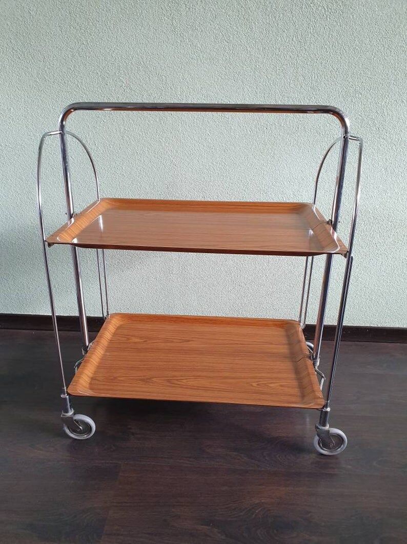 1970s foldable tea table