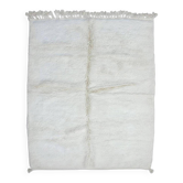 Minimalist White Rug - 253 x 204 cm