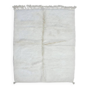 Minimalist White Rug - 253 x 204 cm