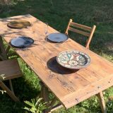 Vintage trestle table