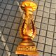 Decorative plaster column - gold lamp base - Creation JP France