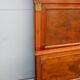 Old bed in mahogany and oak