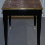 Shagreen Desk with Gold Metal, Modern Model