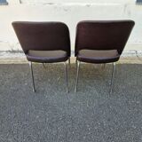 Paire de chaises design 50