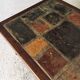 Brutalist Rustic Slate Tile & Oak Coffee Table, Belgium, 1960s