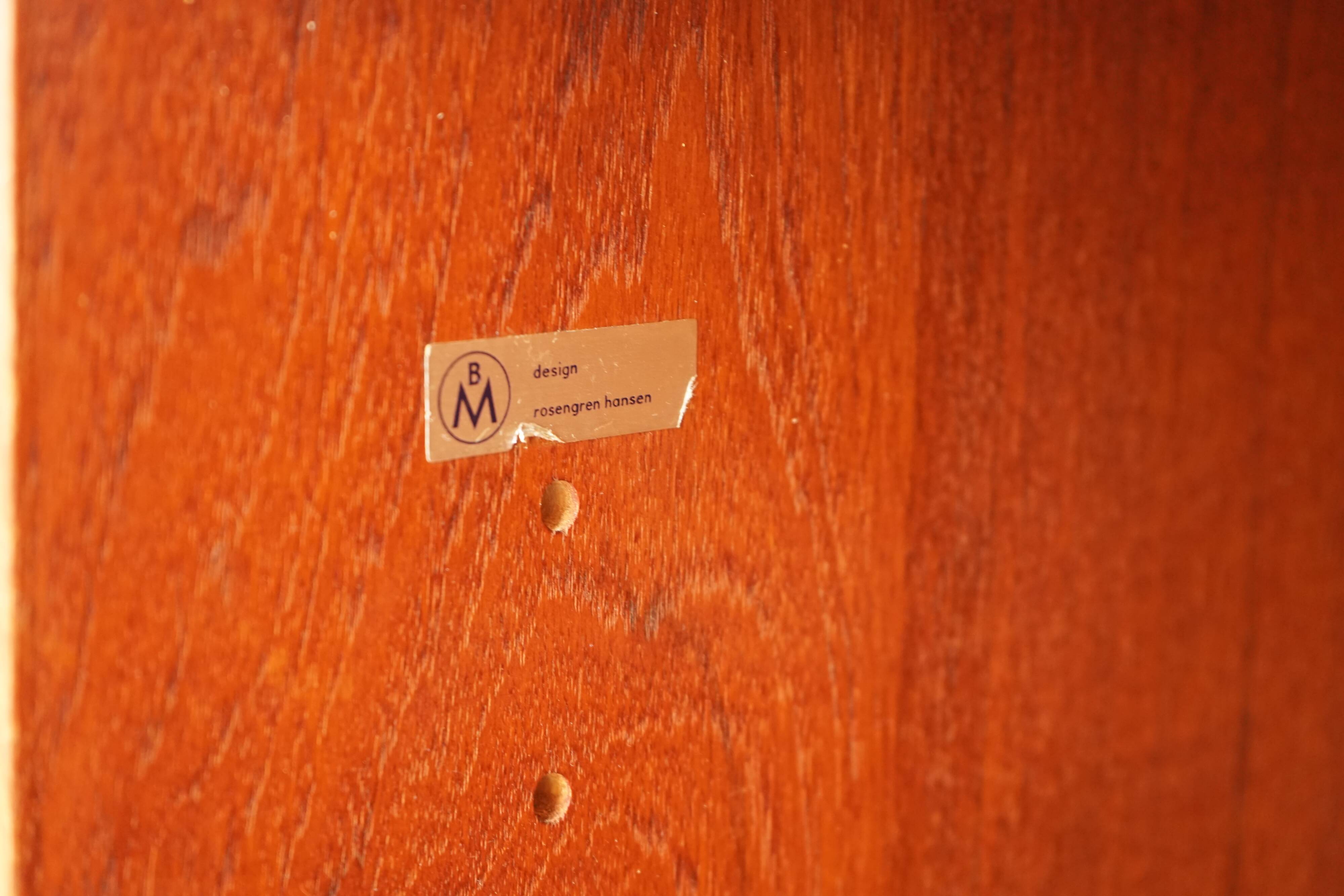 Enfilade par Henry Rosengren Hansen pour Brande Møbelindustri, Danemark, 1960