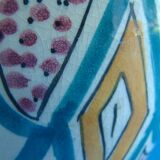 Vase en céramique glacée et craquelée