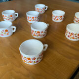 70's opaline cups