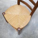 Antique mulched wooden country chair