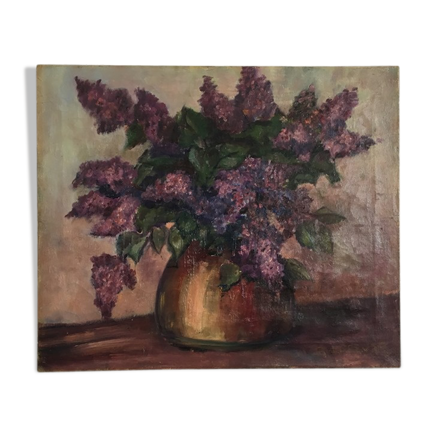 Painting oil XIX ieme