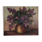Peinture huile XIX ieme