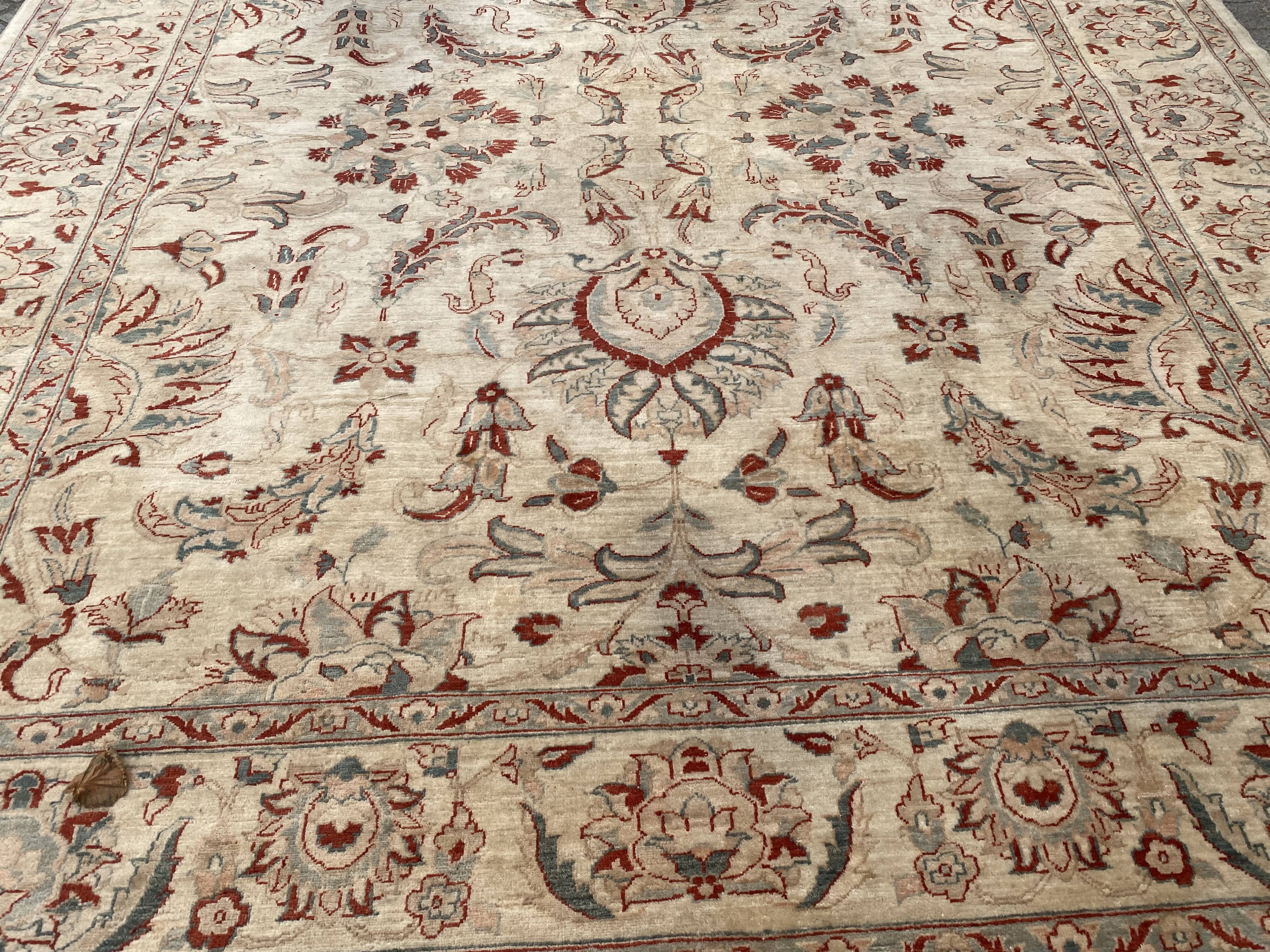 Contemporary carpet Chobi Afghan handmade 250x290 cm