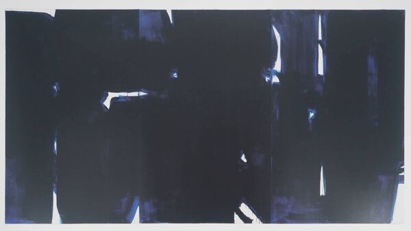 Affiche originale signée Pierre Soulages Peinture 3 juin 1967