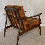 Fauteuil boomerang vintage