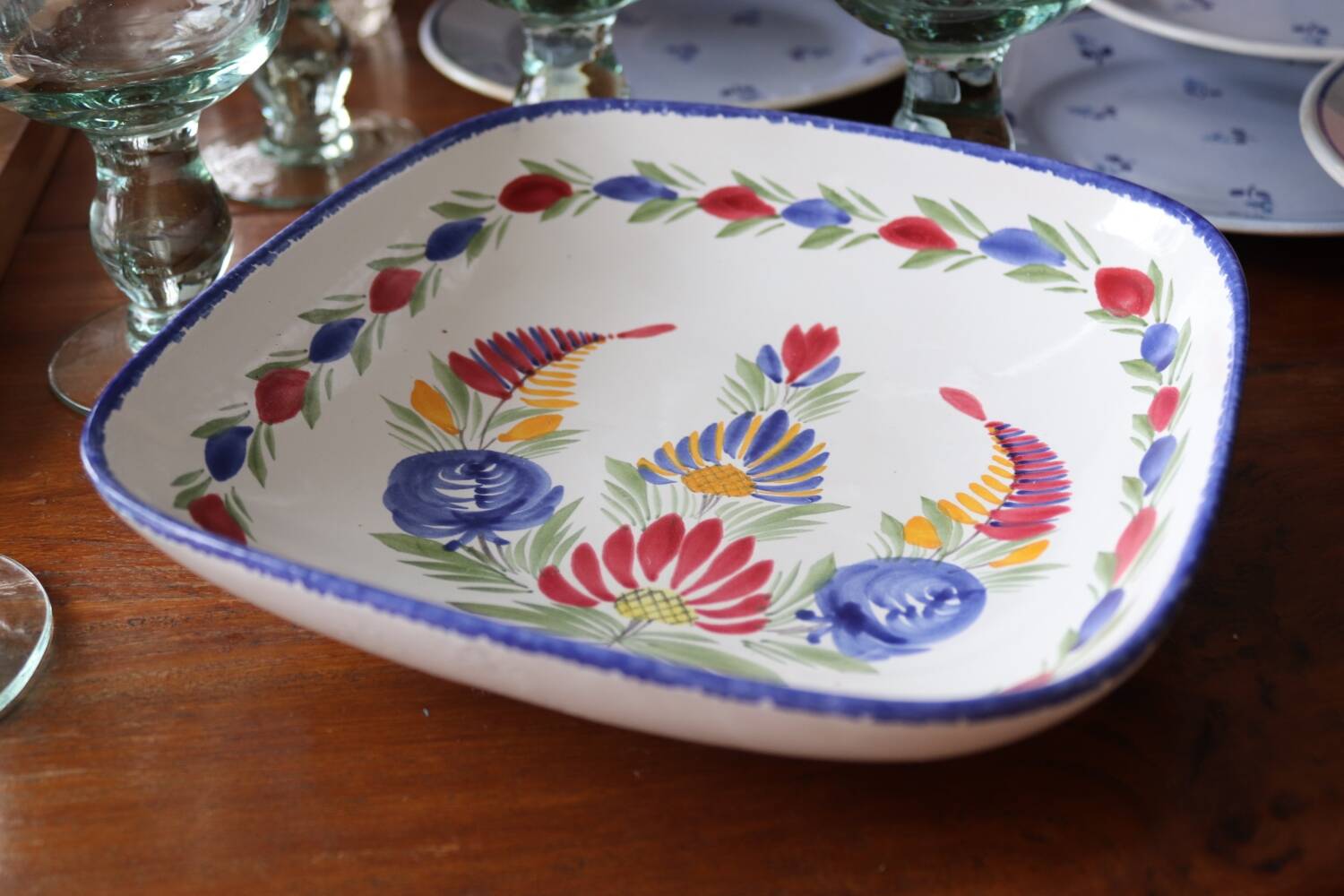 Vintage Quimper bowl dish