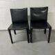Set 2 chaises Cab 412  Mario Bellini pour Cassina