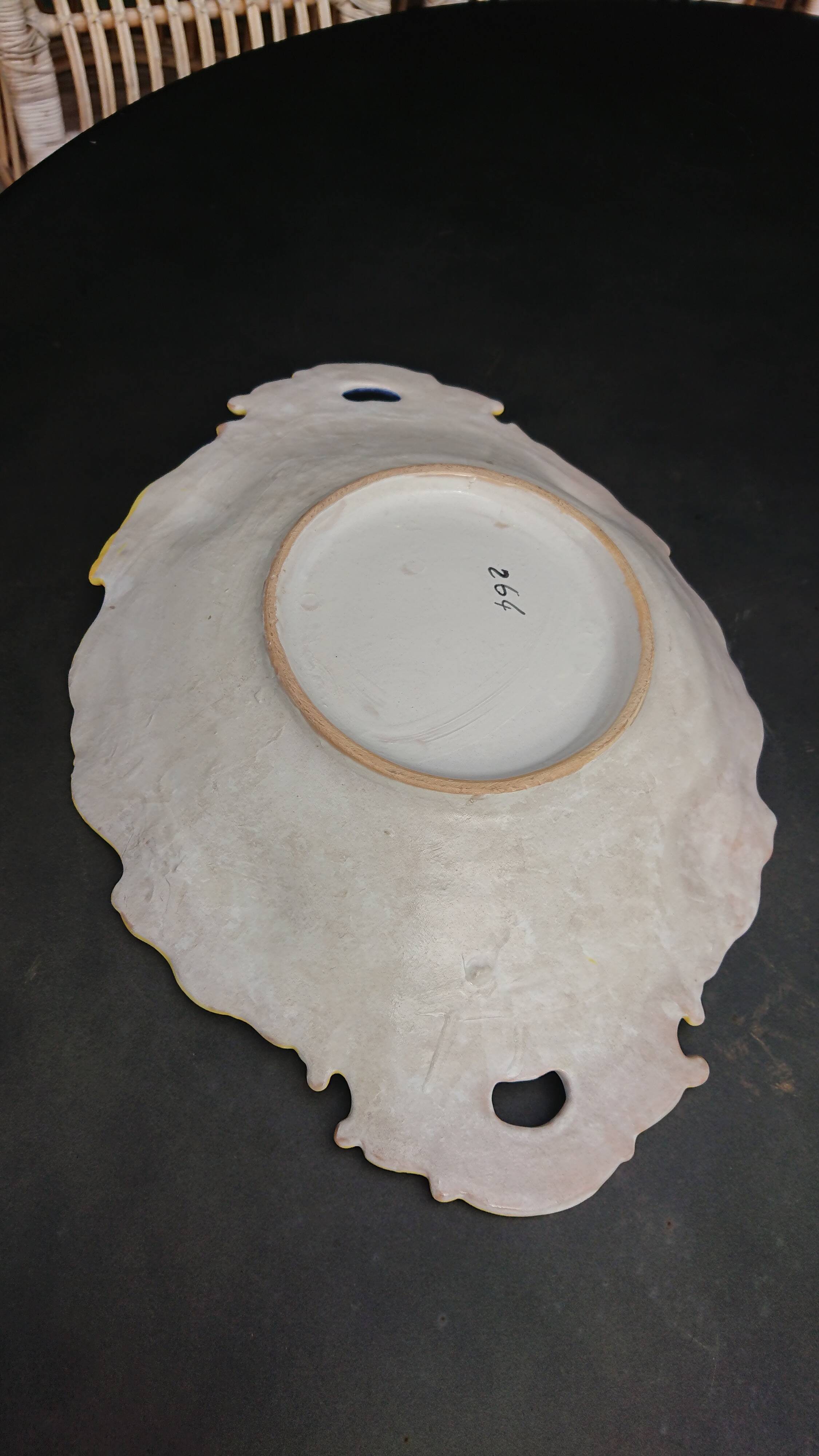 Hand-painted open dish