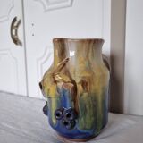 Rare Antique Ceramic or Glass Pitcher Imitation Remueed Gumnut & Gum