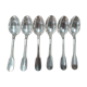 6 tablespoons Christofle silver metal