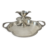 Plat de présentation et sa saucière intégrée