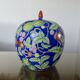 Large Chinese ginger jar in porcelain from the early 20th century.