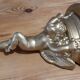 Pair of golden plaster wall selettes