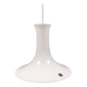 Mandarin hanging lamp made in opal white hand-crafted and mouth-blown glass