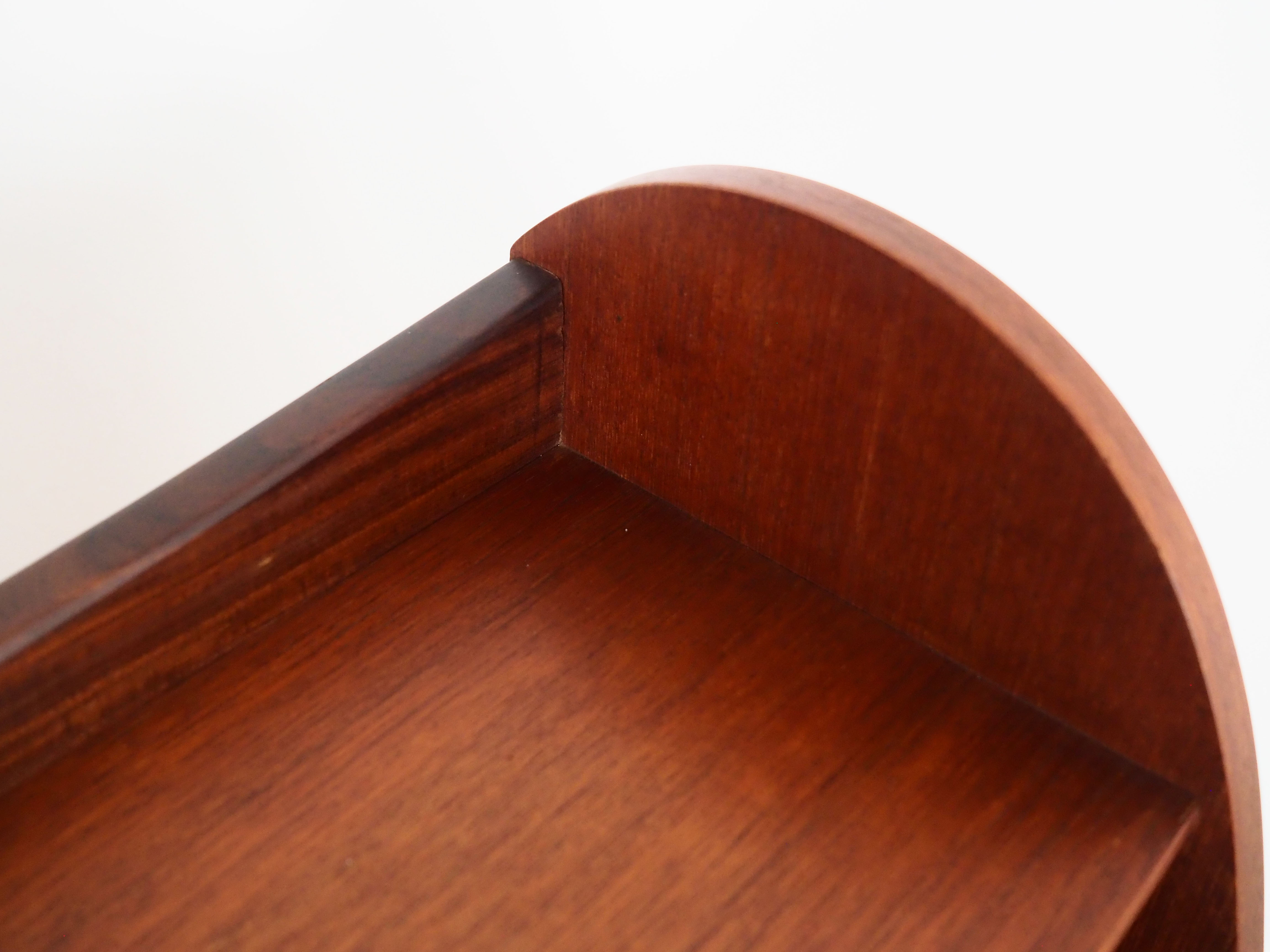 Secrétaire en teck, design scandinave, années 1960, fabriqué par SW Finland