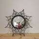 Witch mirror wrought iron and vintage brass